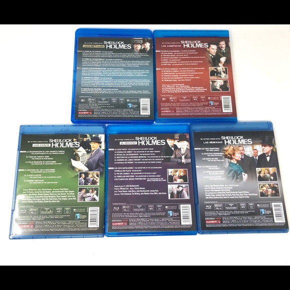 🛍️SALE🛍️ Sherlock Holmes Collection 10-Disc Box Set
(Blu-Ray, Reg.A/B/C - Import - Picture 4 of 11